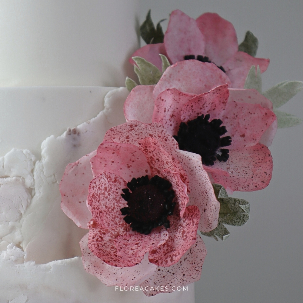 Florea Cakes Wafer Paper Flower Tutorial Anemone Beautiful Anemone Flowers