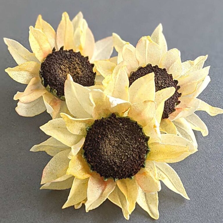 Wafer Paper Sunflower Astashkina Cakes 3