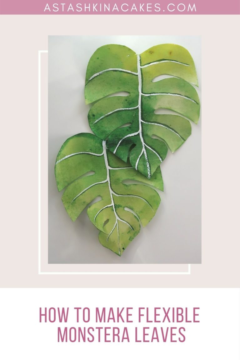 astashkina wafer paper monstera leaves 4