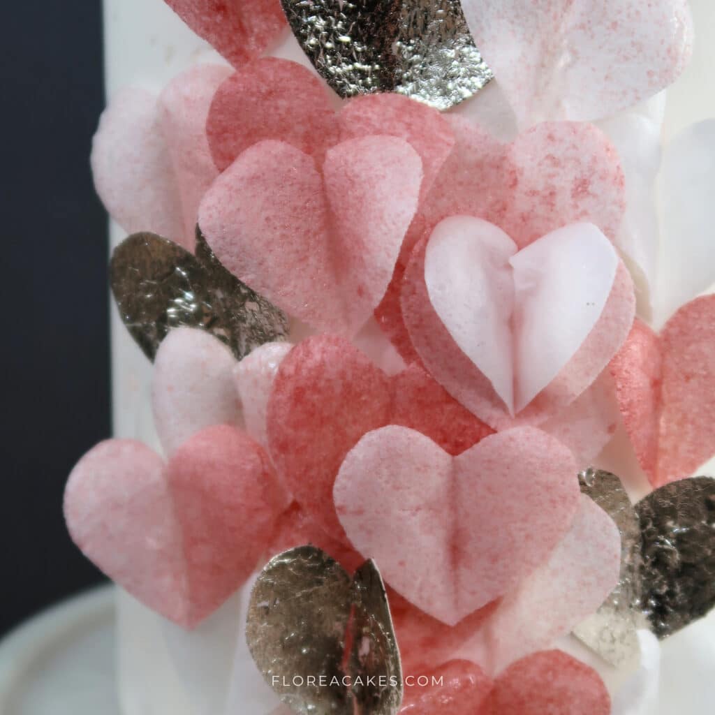 Florea Cakes Wafer Paper Flower Tutorial Edible Wafer Paper Hearts