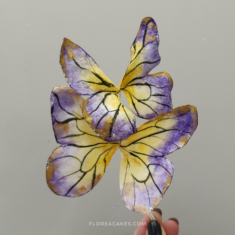 Florea Cakes Wafer Paper Flower Tutorial Wafer Paper Watercolor Butterflies