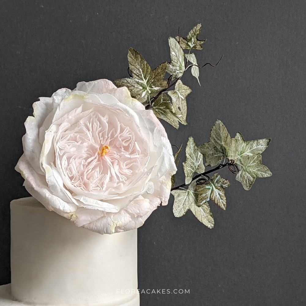 Florea Cakes Wafer Paper Flower Tutorial Realistic Edible Ivy