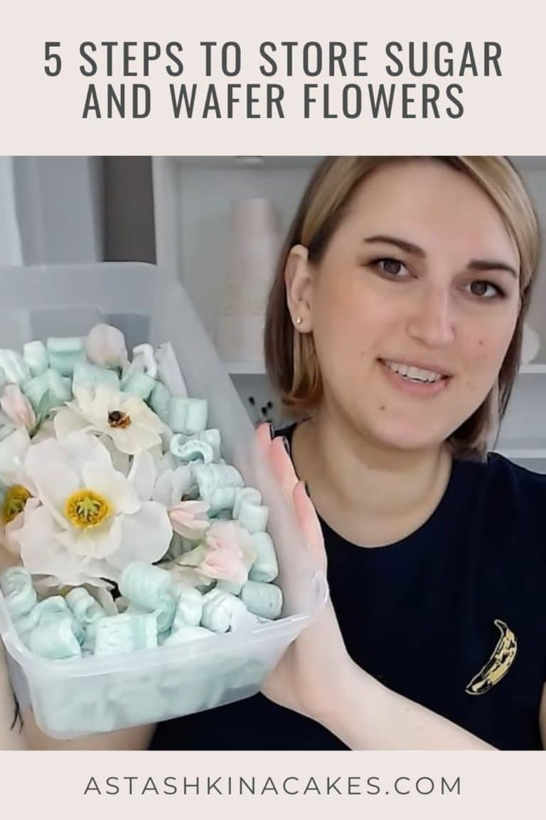 how to store sugar flowers astashkina cakes 1