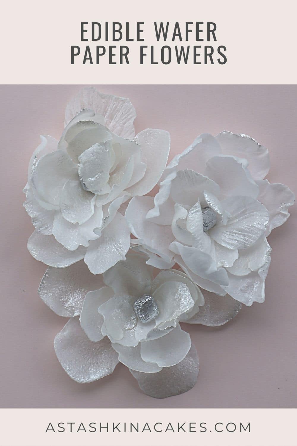 How to make edible wafer paper flowers florea cakes