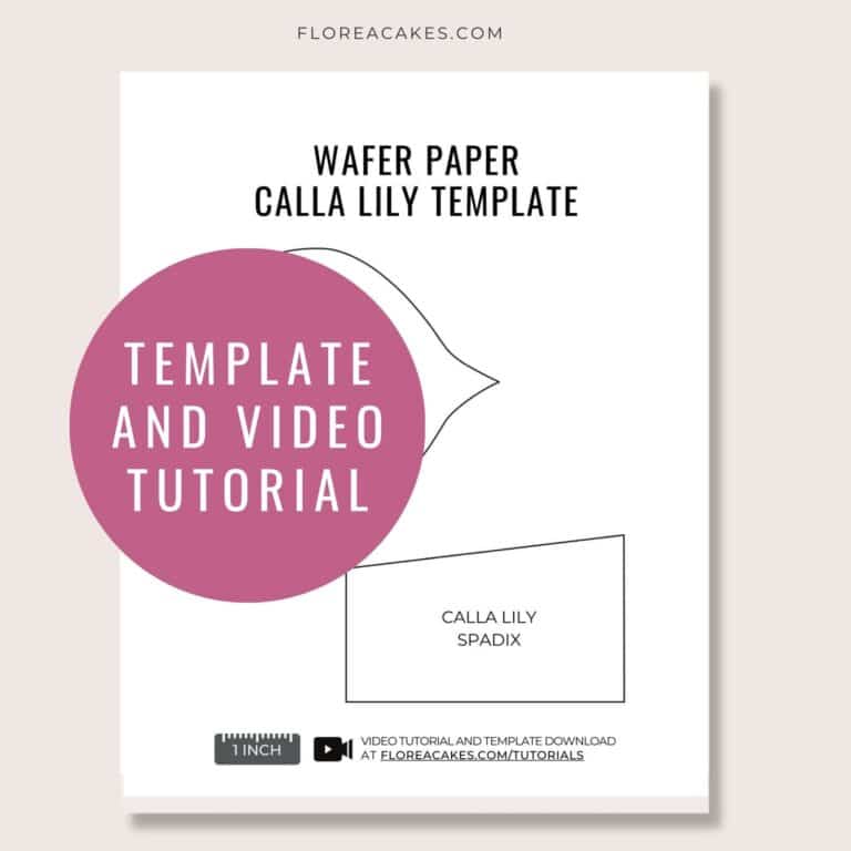 Video tutorial: How to make Wafer Paper Flowers Cake Decorating Masterclass Free PDF template download wedding cake designer online workshops for home bakers wedding cake academy wafer paper flowers edible paper decor