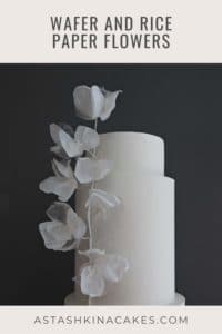 rice and wafer paper flowers Astashkina Cakes 2