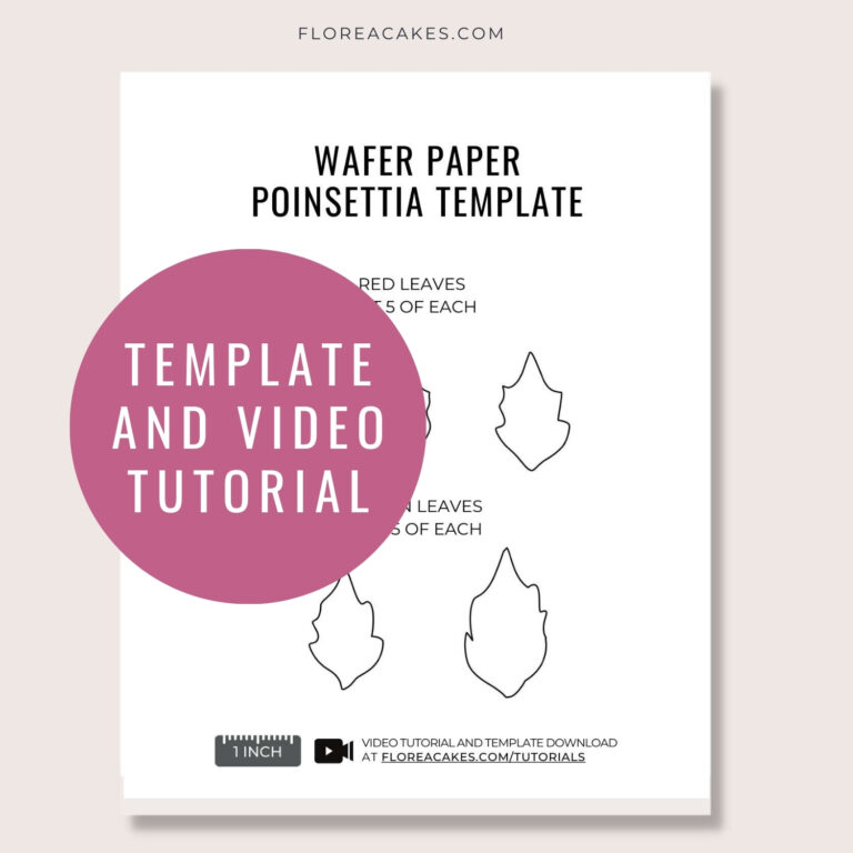 Wafer Paper Flower video Tutorial on FloreaCakes (4)