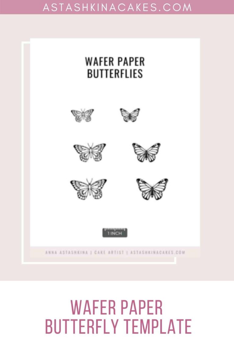 How to make Wafer Paper Butterflies