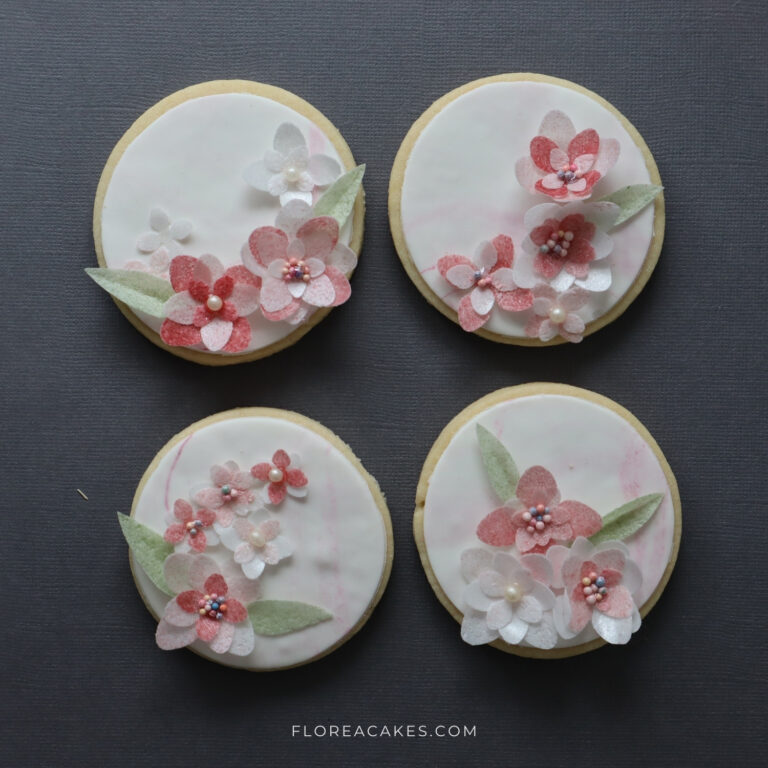 Wafer Paper Flower Video Tutorials on FloreaCakes (7)