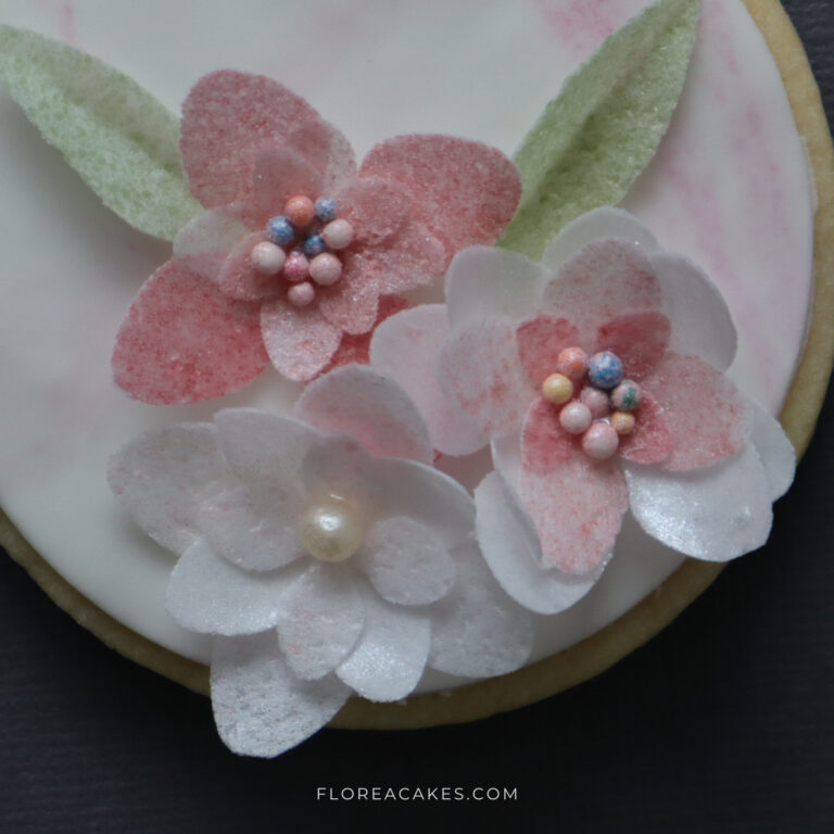 Wafer Paper Flower Video Tutorials on FloreaCakes (9)