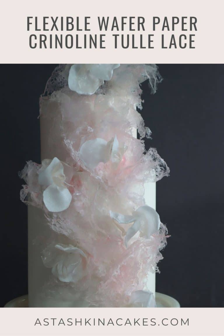 flexible wafer paper crinoline tulle lace Astashkina Cakes 1