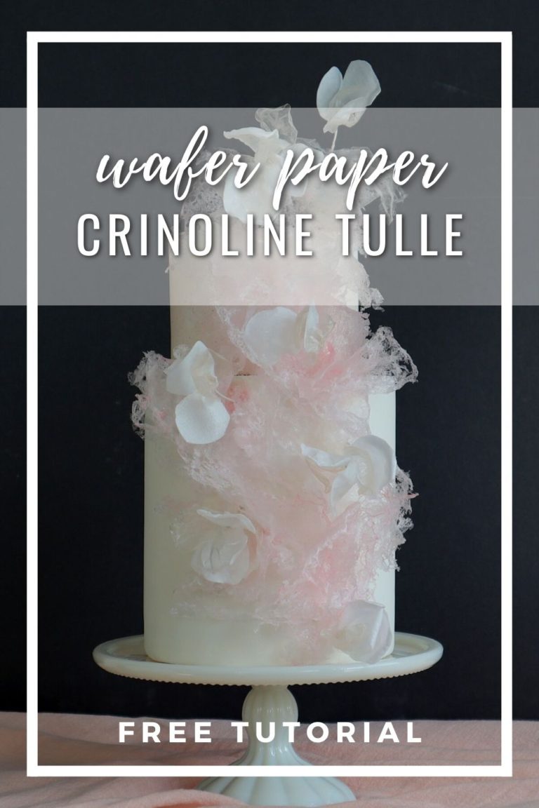 How to create a Wafer Paper Confetti Texture for your cakes