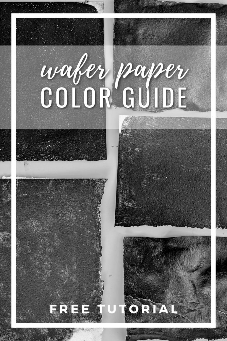 how to color wafer paper black Astashkina Cakes 2