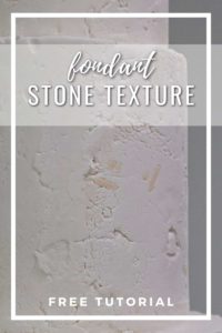 How to make Rough Stone Fondant Texture | Florea Cakes