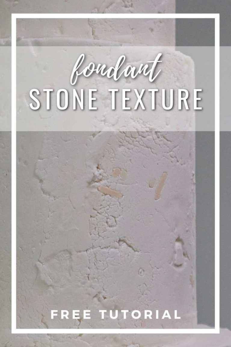 Rough Stone Fondant Texture Astashkina Cakes 3