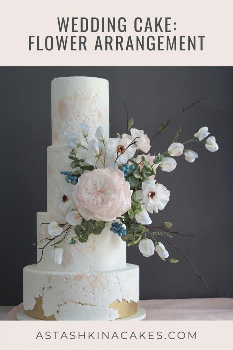 Wedding cake flower Arrangement 2