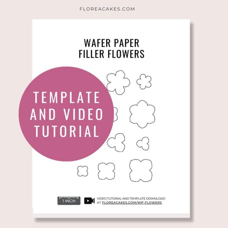 Wafer Paper Flower Video Tutorials on FloreaCakes (14)