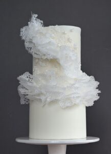 How to make wafer paper ruffles for cakes | Florea Cakes