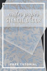 How to stencil wafer paper