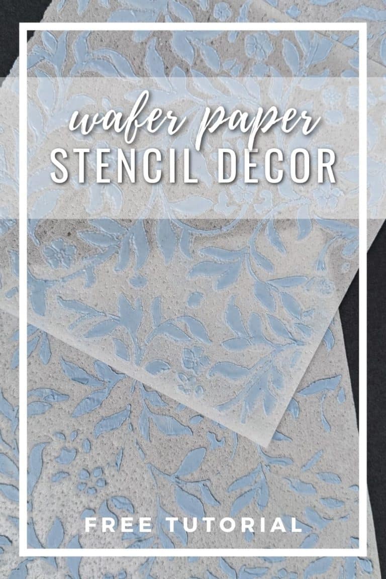 How to Stencil wafer paper Anna Astashkina 2