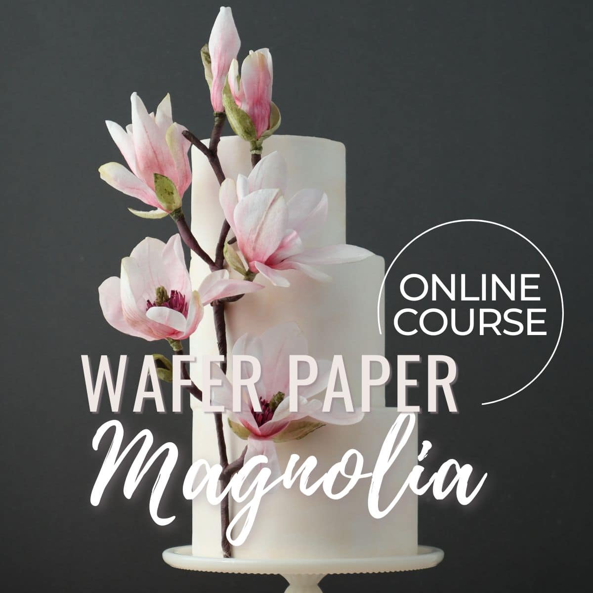 How to make Wafer Paper Magnolia