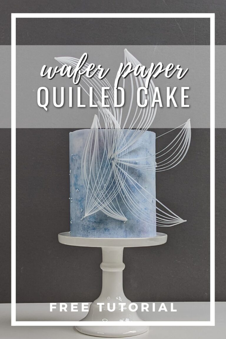 Wafer Paper Quilled Cake Design Anna Astashkina 1
