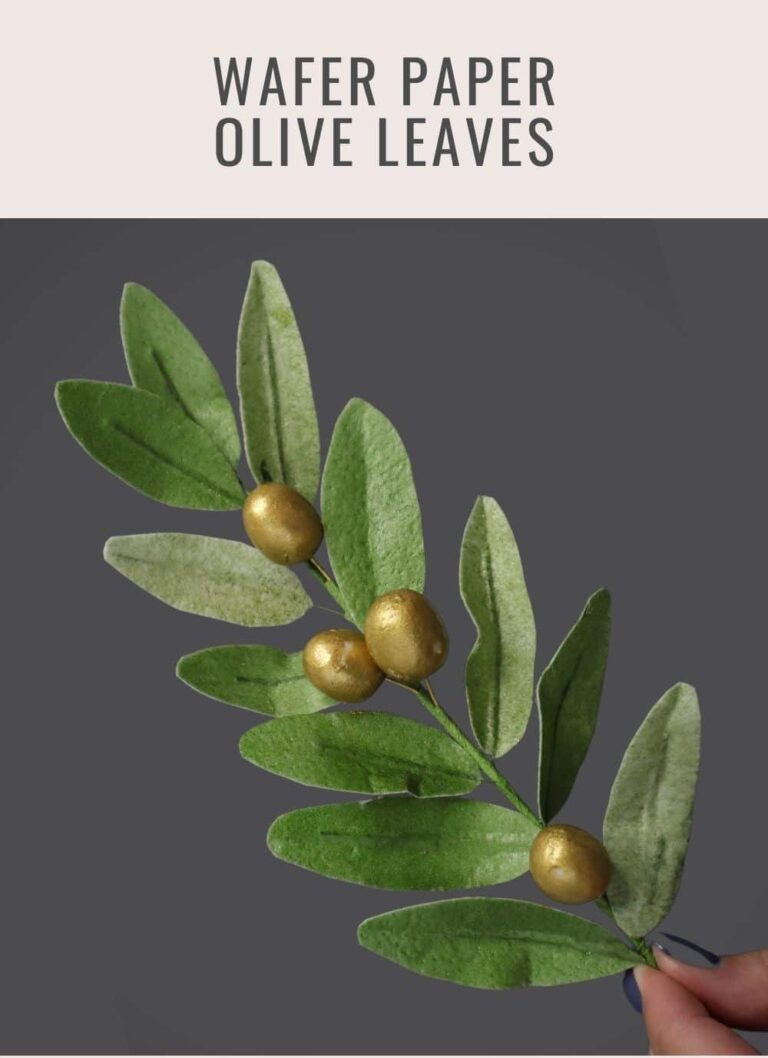 Olive Branch for cake decorating Anna Astashkina 2