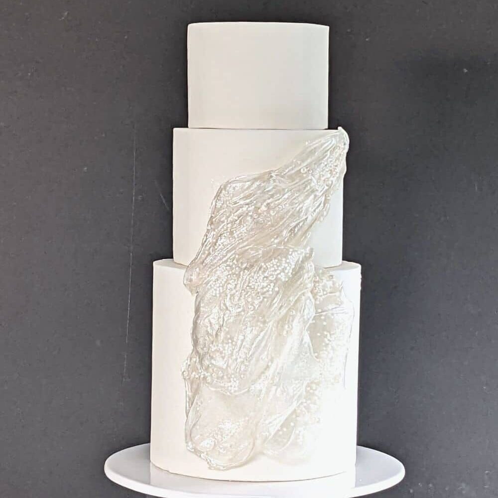 Rice Paper Wave Cake