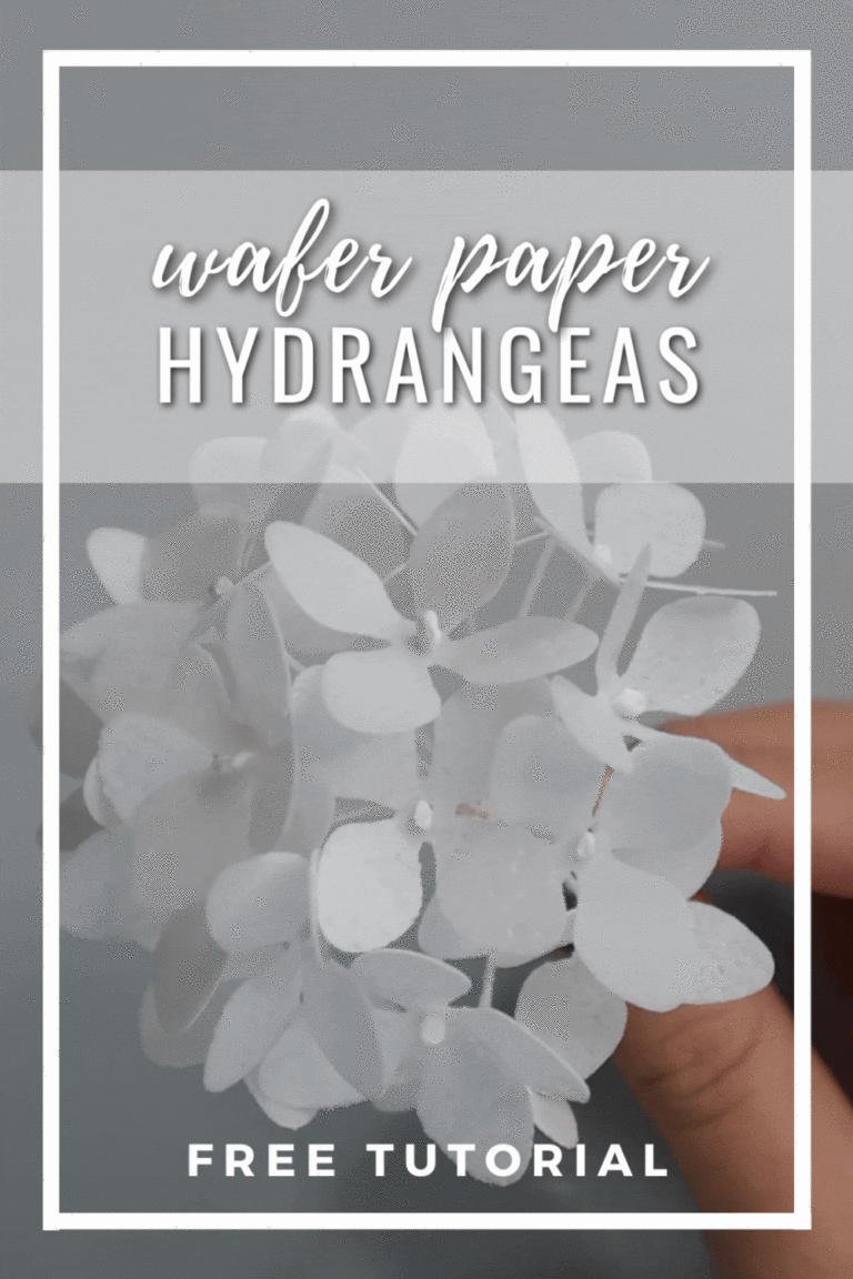 Wafer Paper Hydrangeas Anna Astashkina 1