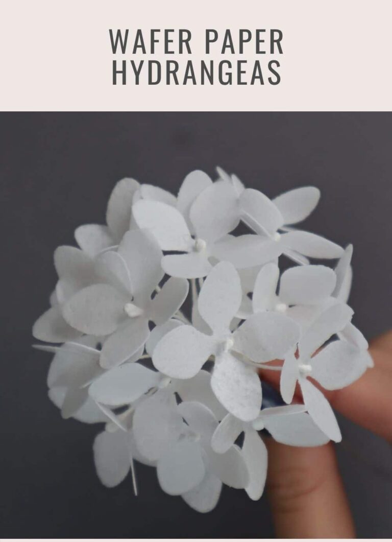 Wafer Paper Hydrangeas Anna Astashkina 2