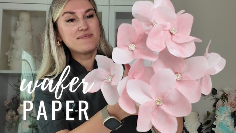 video thumbnail for 'Make Stunning Wafer Paper Flowers in 5 Minutes!'