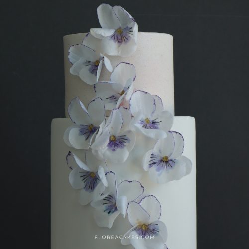 Florea Cakes Wafer Paper Tutorial Pansy Cake Pansies