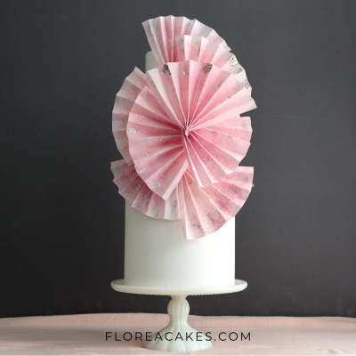 Beautiful wedding cake design Florea Cakes