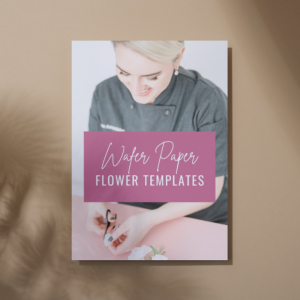 wafer paper flowers book