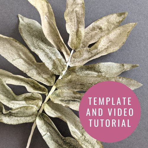 Wafer Paper Palm Leaves Florea Cakes Edible Wafer Paper Palm Leaves Template and Video Tutorial