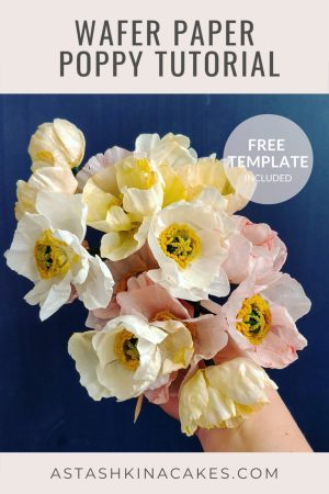 astashkina cakes wafer paper peony how to