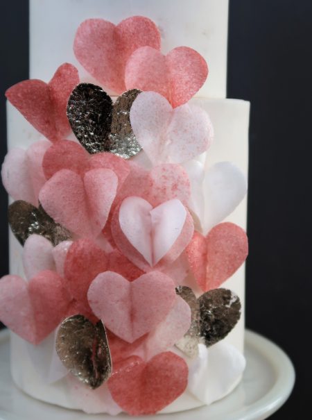 wafer paper hearts